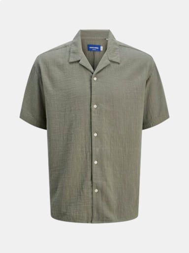 CAMISA MANGA CORTA ALGODÓN HOMBRE JACK & JONES - 4