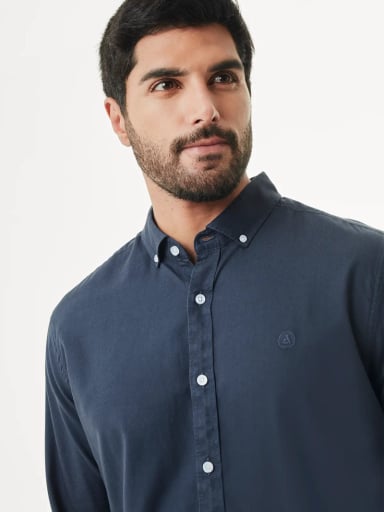 CAMISA MANGA LARGA HOMBRE DUNKELVOLK 100% ALGODON PIMA - 4