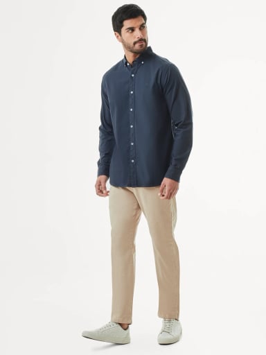 CAMISA MANGA LARGA HOMBRE DUNKELVOLK 100% ALGODON PIMA - 5