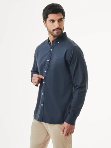 CAMISA MANGA LARGA HOMBRE DUNKELVOLK 100% ALGODON PIMA - 3