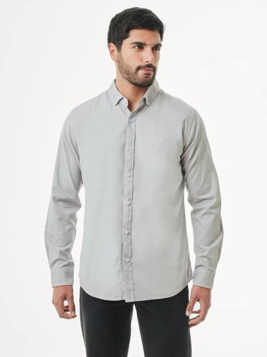 CAMISA MANGA LARGA HOMBRE DUNKELVOLK 100% ALGODON PIMA - 1