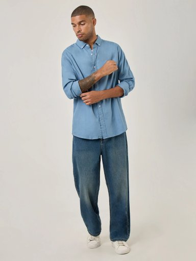 CAMISA MANGA LARGA HOMBRE DUNKELVOLK 100% ALGODON PIMA - 5