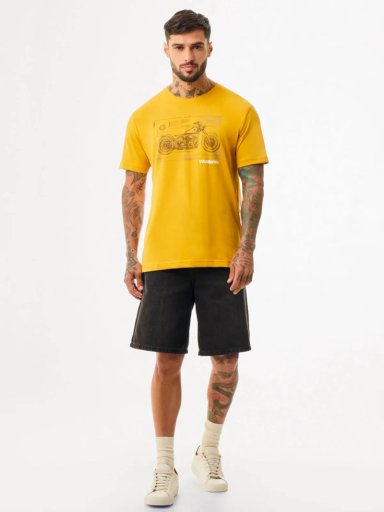 POLO MANGA CORTA HOMBRE WOALLANCE CLASICO MAIZ - 5