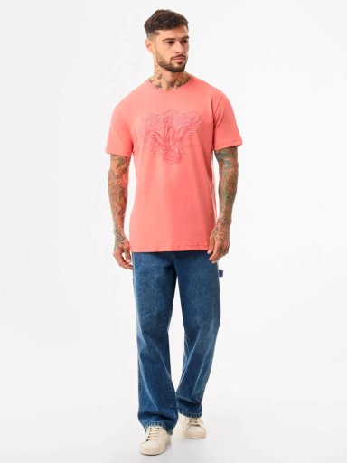 POLO MANGA CORTA HOMBRE WOALLANCE CLASICO CORAL - 5