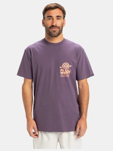 POLO ALGODÓN MANGA CORTA HOMBRE QUIKSILVER EV COSMIC VIBRATIONS SS MORADO