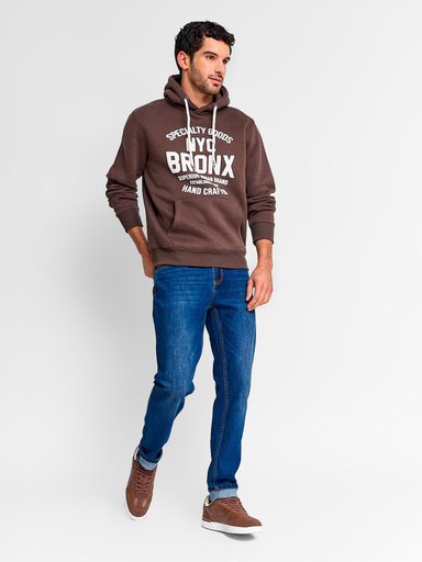 POLERA HOMBRE ROBERT LEWIS HOODIE ECO - 4