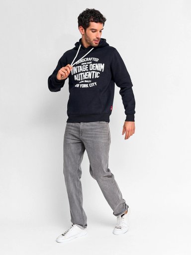POLERA HOMBRE ROBERT LEWIS HOODIE ECO - 4