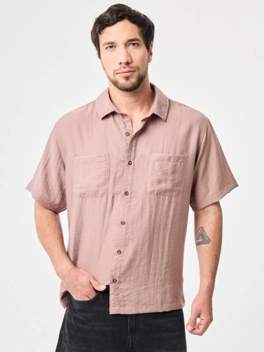 CAMISA MANGA CORTA HOMBRE BARBADOS - 1