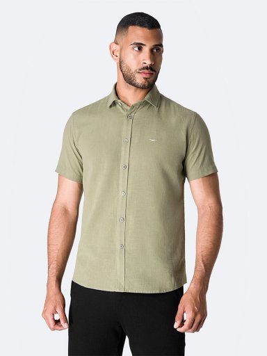 CAMISA MANGA CORTA LINO HOMBRE PIONIER RAIHDEN - 1