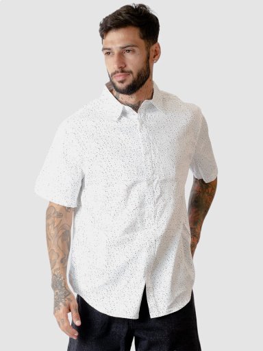 CAMISA MANGA CORTA ALGODÓN HOMBRE WOALLANCE - 3