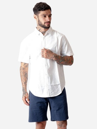 CAMISA MANGA CORTA HOMBRE ALGODÓN WOALLANCE ANGGELO H25-26 - 3