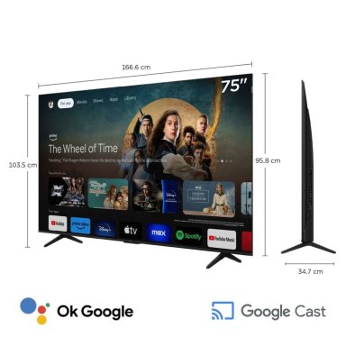 TELEVISOR SMART TV TCL 4K ULTRA HD 75" QLED P7K - 2