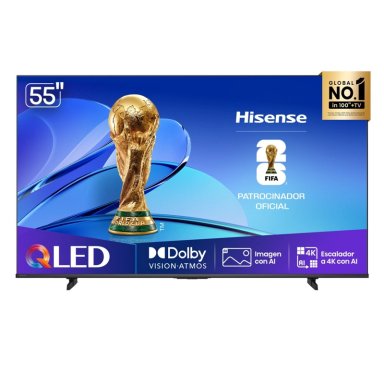 TELEVISOR SMART TV HISENSE 4K ULTRA HD 55" 55Q6QV
