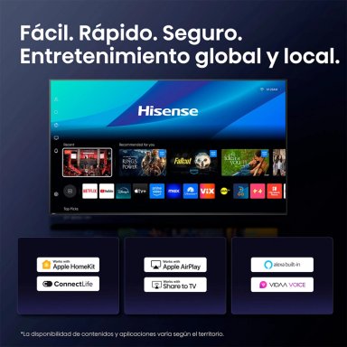 TELEVISOR SMART TV HISENSE 4K ULTRA HD 55” 55U6QV - 11