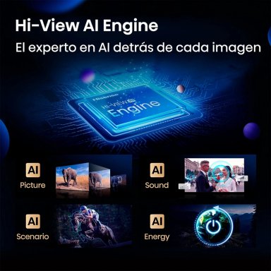 TELEVISOR SMART TV HISENSE 4K ULTRA HD 55” 55U6QV - 6