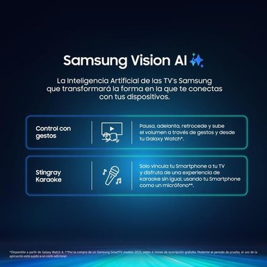 TELEVISOR UHD QLED 4K 43" Q7F VISION AI QN43Q7FAAGXPE SAMSUNG - 4