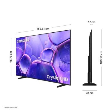 TELEVISOR SMART TV SAMSUNG 4K ULTRA HD 75" CRYSTAL UHD U8000F UN75U8000FGXPE - 3