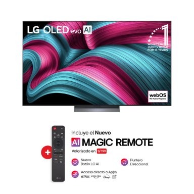 TELEVISOR SMART TV LG OLED evo 4k 55" OLED55C5PSA CON THINQ AI - 2