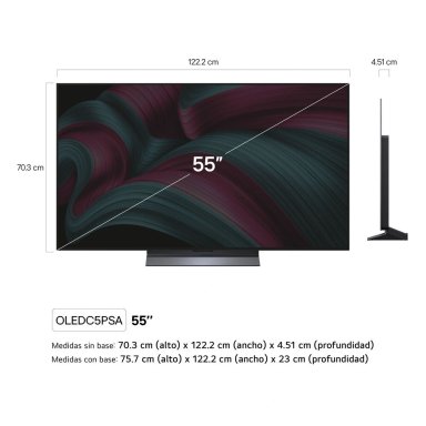 TELEVISOR SMART TV LG OLED evo 4k 55" OLED55C5PSA CON THINQ AI - 5