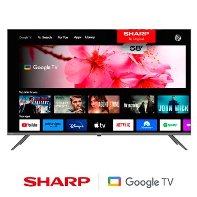 TELEVISOR SMART TV SHARP 4K UHD 58” 4T-C58GL4060L - 2