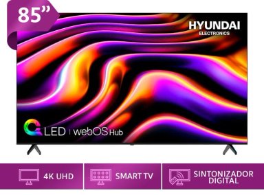TELEVISOR SMART TV HYUNDAI 4K ULTRA HD 85” HYLED8502QW4KM