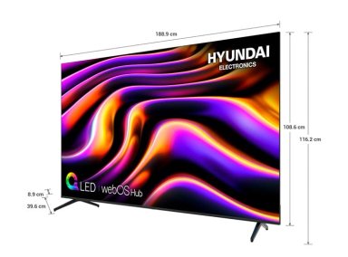 TELEVISOR SMART TV HYUNDAI 4K ULTRA HD 85” HYLED8502QW4KM - 4