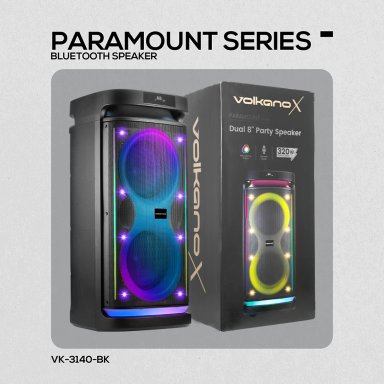 PARLANTE BLUETOOTH VOLKANO X PARAMOUNT SERIES 8 PARTY SPEAKER - 6