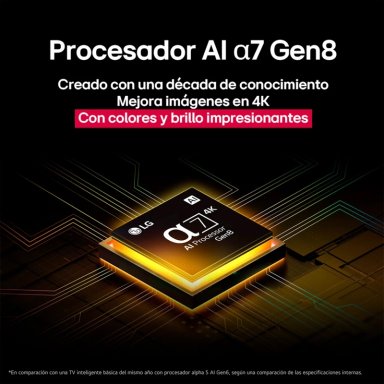TELEVISOR SMART TV LG LED 4K ULTRA HD 65" 65UA7300PSB CON THINQ AI (2025) + LG AI MAGIC REMOTE 2025 - 4