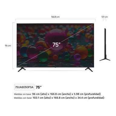 TELEVISOR SMART TV LG 4K ULTRA HD 75” 75UA8050PSA - 4