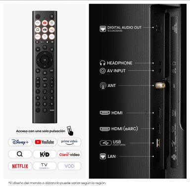 TELEVISOR FHD QLED 43" 43Q4SV HISENSE - 5