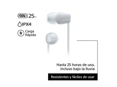 AUDÍFONOS SONY IN-EAR WI-C100 BLUETOOTH - 2