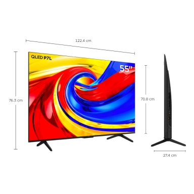 TELEVISOR SMART TV TCL 4K ULTRA HD 55" QLED 55P7L - 2