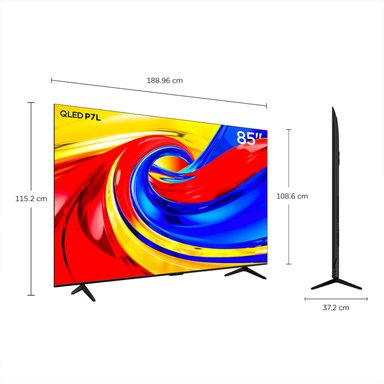 TELEVISOR SMART TV TCL 4K ULTRA HD 85" QLED 85P7L - 2