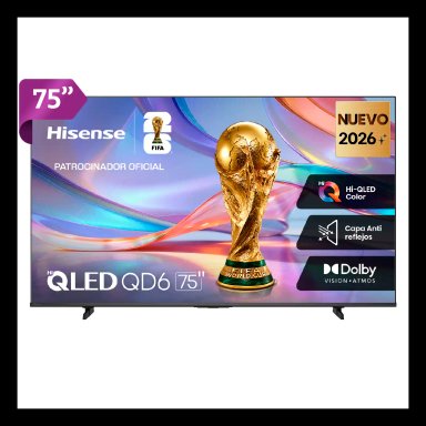 TELEVISOR SMART TV HISENSE 4K ACTIVE HDR 75” 75QD68SG - 2