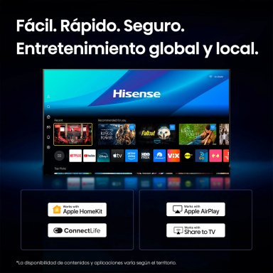 TELEVISOR SMART TV HISENSE 4K ULTRA HD 55” 55QD5SV - 6