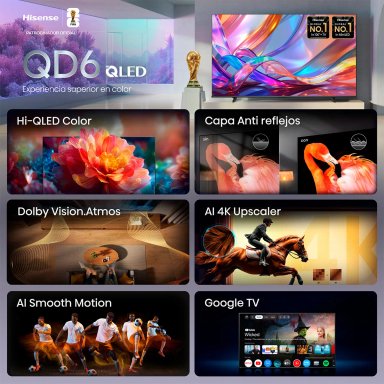 TELEVISOR SMART TV HISENSE 4K ULTRA HD 65” 65QD68SG - 2