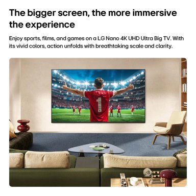 TELEVISOR SMART TV LG 4K ULTRA HD 85” 85NU800BPSB - 3