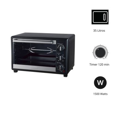 HORNO ELÉCTRICO IMACO 35L HES35R 1500W GRIS