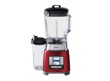 LICUADORA ACTIVESENSE TECNOLOGÍA MOTOR REVERSIBLE 5 PROGRAMAS AUTOMÁTICIOS 3 VEL+ VASO BLEND-N-GO BLSTTDG-RGB ROJA OSTER