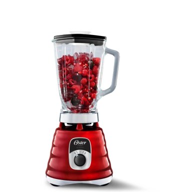 LICUADORA OSTER CLÁSICA 3 VELOCIDADES VASO VIDRIO 4126 ROJA - 2