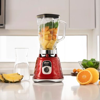 LICUADORA OSTER CLÁSICA 3 VELOCIDADES VASO VIDRIO 4126 ROJA - 5