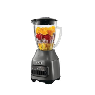 LICUADORA OSTER 6 VELOCIDADES + PULSO CON VASO DE VIDRIO BLSTPEG-GPB GRIS - 3
