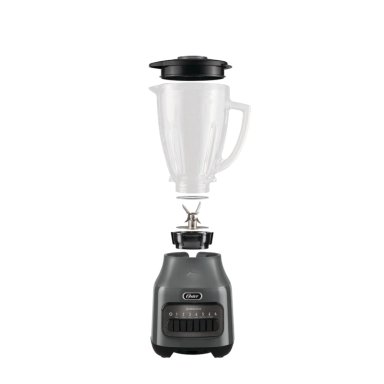 LICUADORA OSTER 6 VELOCIDADES + PULSO CON VASO DE VIDRIO BLSTPEG-GPB GRIS - 5