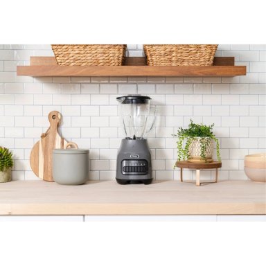 LICUADORA OSTER 6 VELOCIDADES + PULSO CON VASO DE VIDRIO BLSTPEG-GPB GRIS - 7