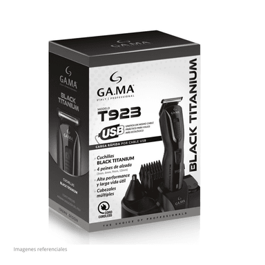 CORTADOR CABELLO GAMA T923 MULTIFUNCIÓN BLACK TITANIUM - 3