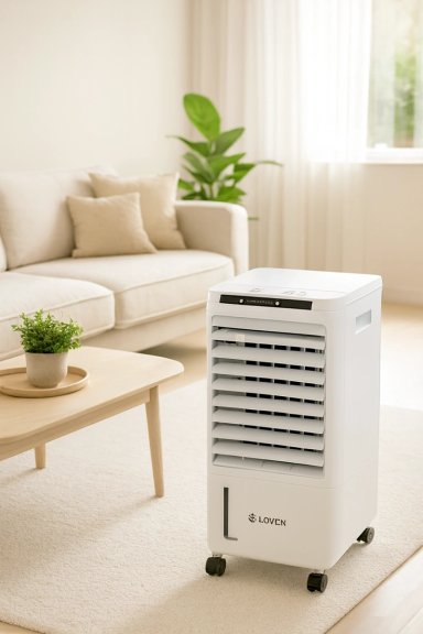 ENFRIADOR AIRE LOVEN 3 NIVELES EA7000-DGL 80W DIGITAL 7 LITROS