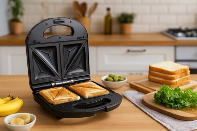 SANDWICHERA LOVEN 2 PANES SM2800-SPO NEGRO