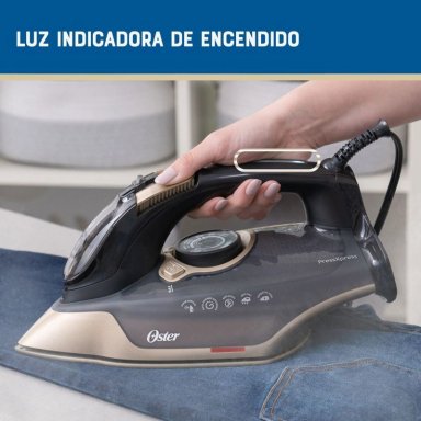 PLANCHA DE VAPOR OSTER PRESSXPRES SUELA CERÁMICA PARTÍCULAS DE DIAMANTE GCSTPX900B - 8