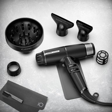 SECADORA DE CABELLO GAMA IQ LITE 1400W  BLACK - 7