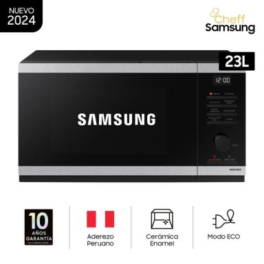MICROONDAS SAMSUNG 23L MS23DG4504ATPE CHEF ACERO INOXIDABLE